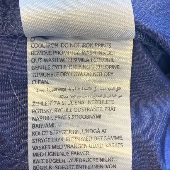 Edikted Blue Parachute Pants High Rise Size XS/S - Picture 8 of 10